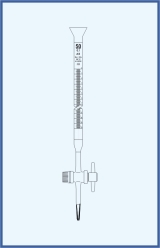 PTFE key, with Schellbach stripe, class AS