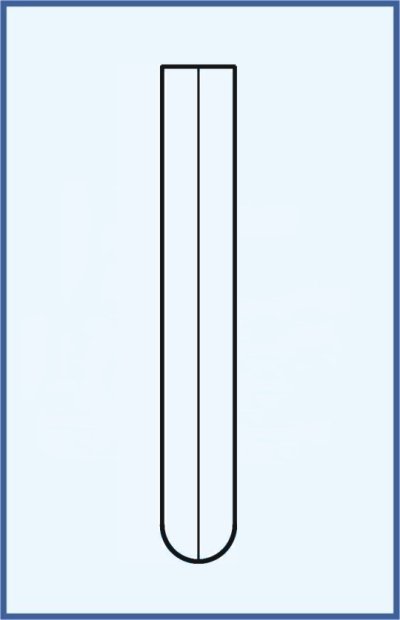 Test tubes - Soda lime glass - Test tubes without rim, round bottom